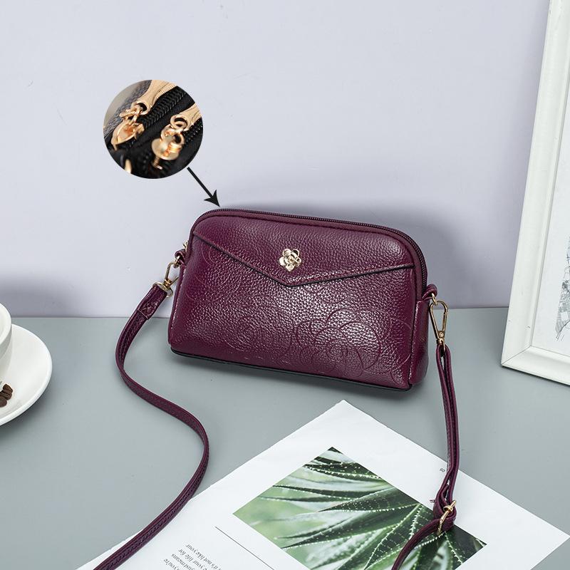 Sommer Crossbody Kleine Tasche für Damen, Einzel-Schultertasche mit Gedruckter Mode, Handliche Muscheltasche 20 *12 *4.5cm von Joom DACH