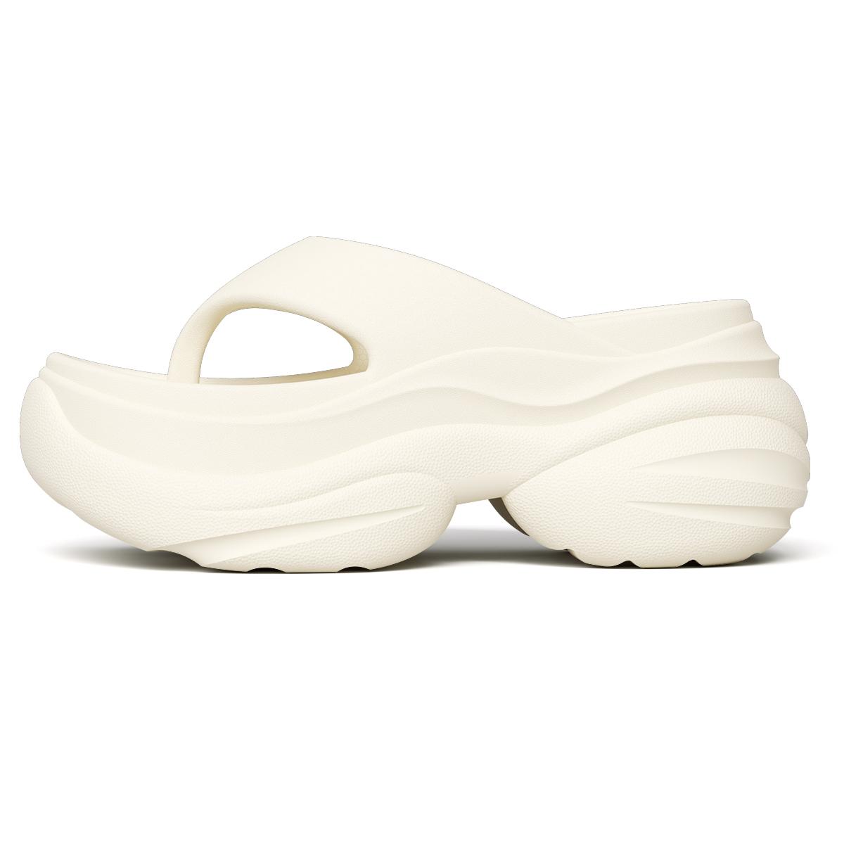 Sommer Damen Flip-Flops Erhöhen Rutschfeste Plateau-Slipper Mode Bequeme Freizeit-Slipper 36-37 von Joom DACH