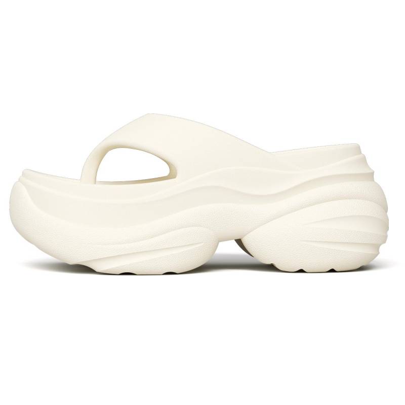 Sommer Damen Flip-Flops Erhöhen Rutschfeste Plateau-Slipper Mode Bequeme Freizeit-Slipper 36-37 von Joom DACH