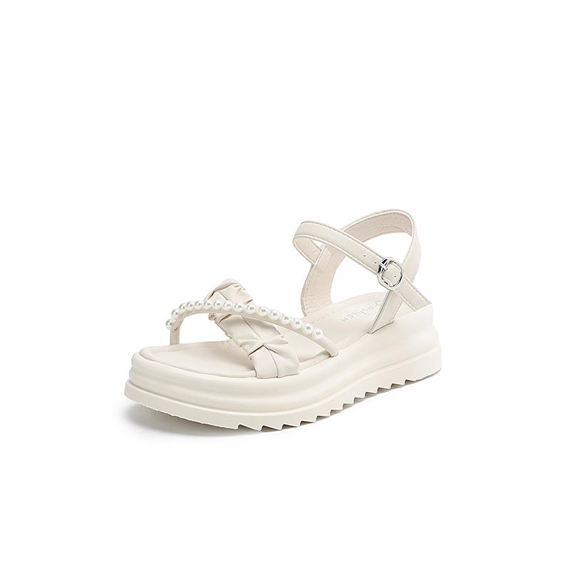 Sommer Damen Klassische Pantoletten Slipper Slip-on Strandsandalen mit Doppelschnalle Komfort Leichtgewicht EVA 40 von Joom DACH