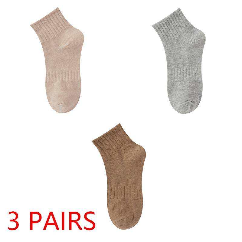 Sommer Damen einfarbig atmungsaktive Socken Anti-Geruch Schweiß Sommer Sportsocken One Size violett von Joom DACH