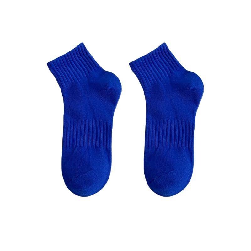 Sommer Damen einfarbig atmungsaktive Socken Anti-Geruch Schweiß Sommer Sportsocken One size blau von Joom DACH