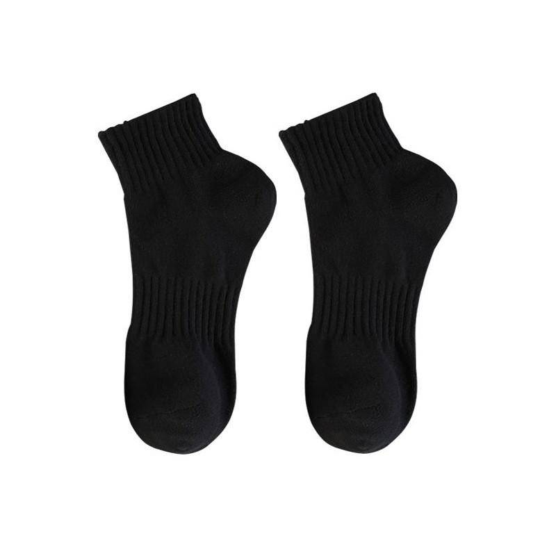 Sommer Damen einfarbig atmungsaktive Socken Anti-Geruch Schweiß Sommer Sportsocken One size schwarz von Joom DACH