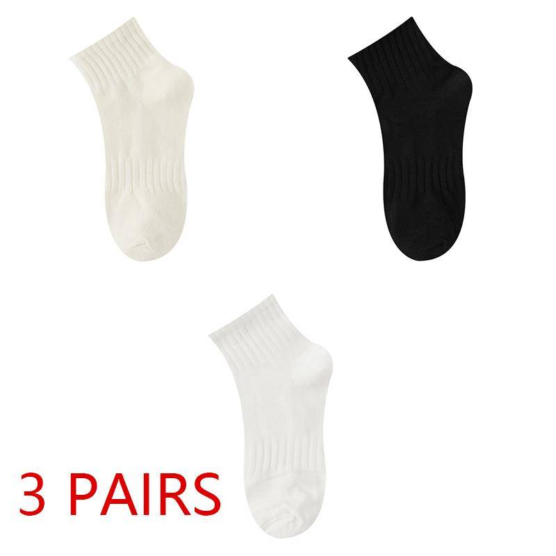 Sommer Damen einfarbig atmungsaktive Socken Anti-Geruch Schweiß Sommer Sportsocken One size von Joom DACH