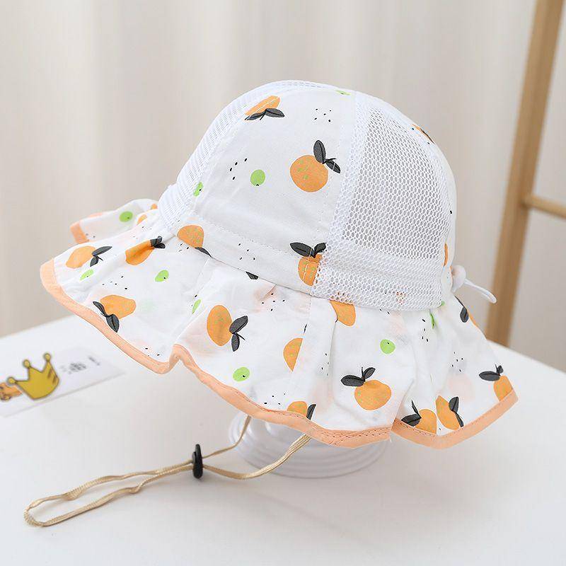 Sommer Dünner Hut mit Großer Krempe zur Beschattung Baby Netz Fischerhut für Jungen und Mädchen Sommer Sonnenhut 48-53cm von Joom DACH