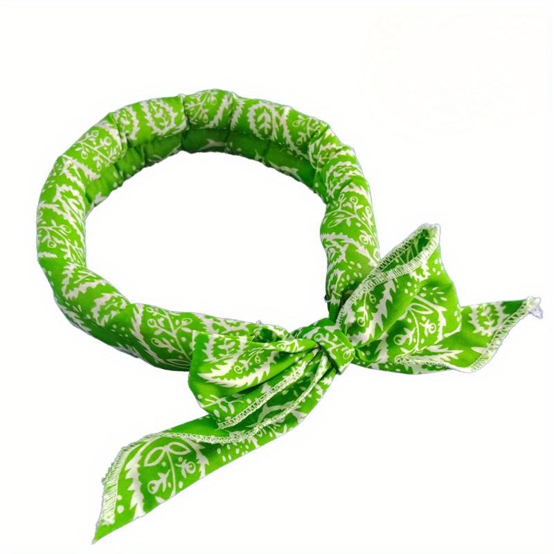Sommer Eis Kühlen Schal Hals Wrap Stirnband Kühlen Bandana Schal Outdoor Sport Stirnband Handtuch Armband Sonnenschutz Schal grün von Joom DACH