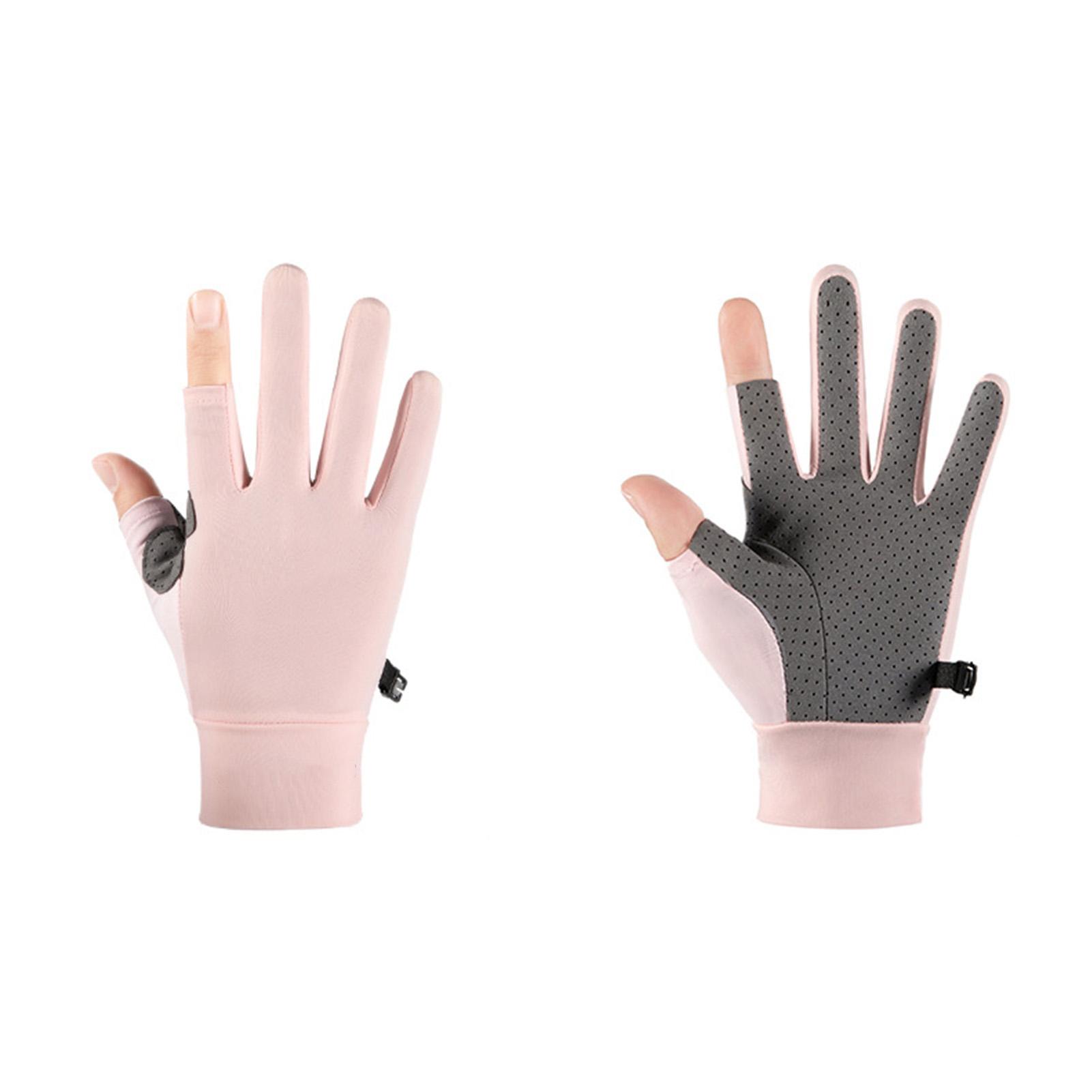Sommer Eis Seide Radhandschuhe 2 Fingerlose Sporthandschuhe für Herren Damen Radfahren Workout Fitnessstudio Training Sommer Eis Seide Radhandschuhe 2 Fingerlose Sporthandschuhe für Herren Damen Radfahren Workout Fitnessstudio Training von Joom DACH