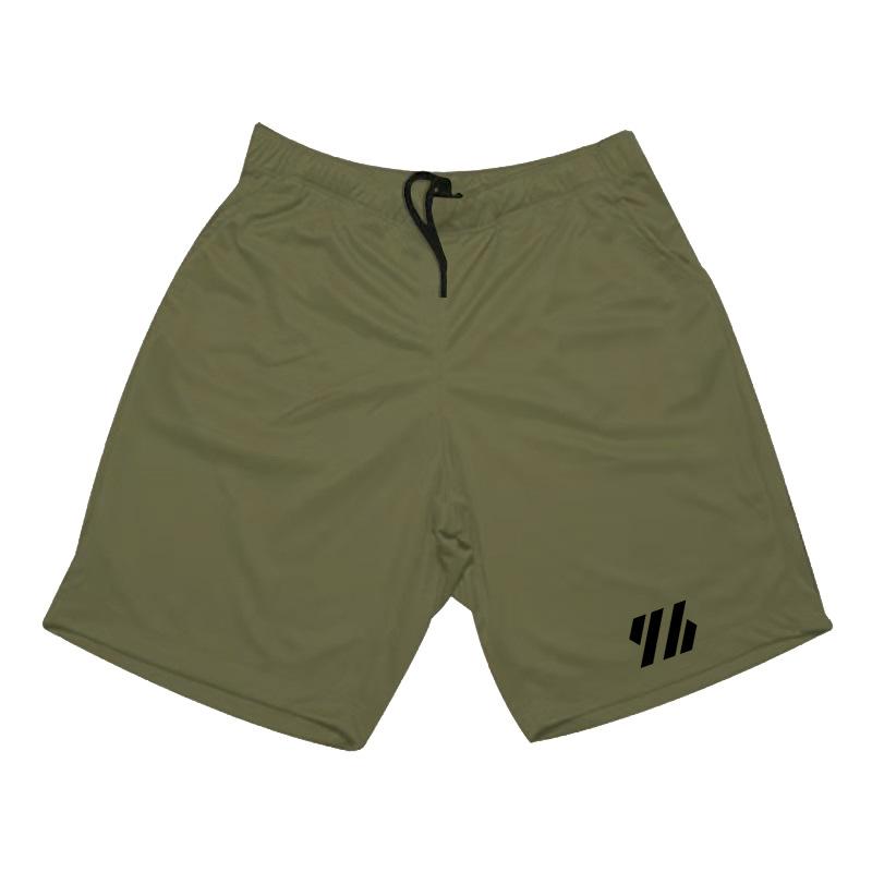 Sommer Fitness Shorts Herren Sport Laufhose Lose Elastische Schnell Trocknend Jogginghose Mesh Basketball Training Shorts L armee grüne von Joom DACH