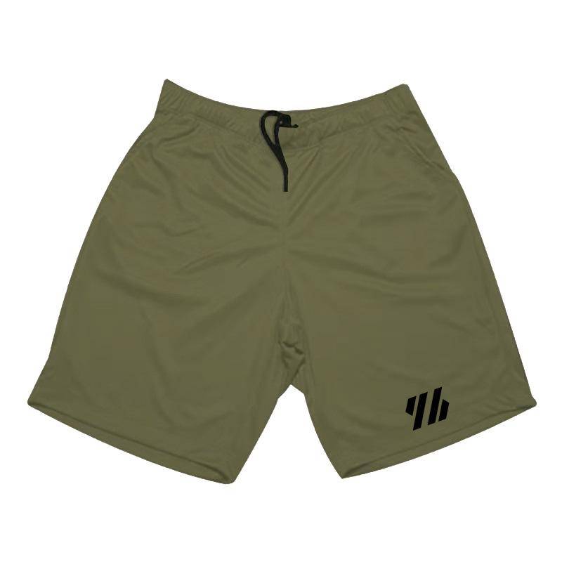 Sommer Fitness Shorts Herren Sport Laufhose Lose Elastische Schnell Trocknend Jogginghose Mesh Basketball Training Shorts L armee grüne von Joom DACH