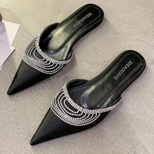 Sommer Frauen Wohnungen Hausschuhe Slingback Sandalen Maultiere Schuhe Flip-Flops Neue Marke Mode Strand Schuhe Casual Walking Rutschen 35 von Joom DACH