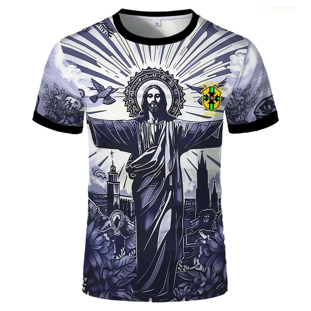 Sommer-Fußballtrainingsoberteil Brasilien Special Edition Jesus Schwarz-Grau Fußballtrikot Erwachsene Kinder Outdoor Schnelltrocknendes Oberteil 6XL M schwarz Sommer-Fußballtrainingsoberteil Brasilien Special Edition Jesus Schwarz-Grau Fußballtrikot Erwachsene Kinder Outdoor Schnelltrocknendes Oberteil 6XL M schwarz von Joom DACH