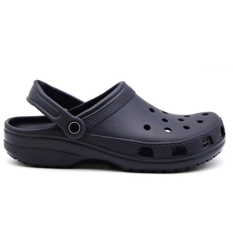 Sommer-Grenzüberschreitender Bestseller: Klassische Strandschuhe für Herren und Baotou-Sandalen für Damen – Gartenschuhe im europäischen und amerikanischen Stil 40/41=Men's 8/Women's 10 dunkelblaue von Joom DACH