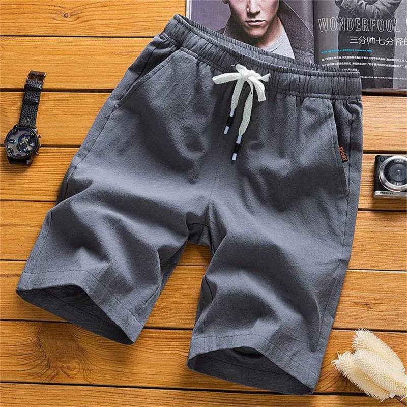 Sommer Herren Große Größe Casual Shorts Strandhose Laufsport Gerade Kurze Hose Männlich Dünne Jogginghose Freizeit Lose Shorts 3XL von Joom DACH