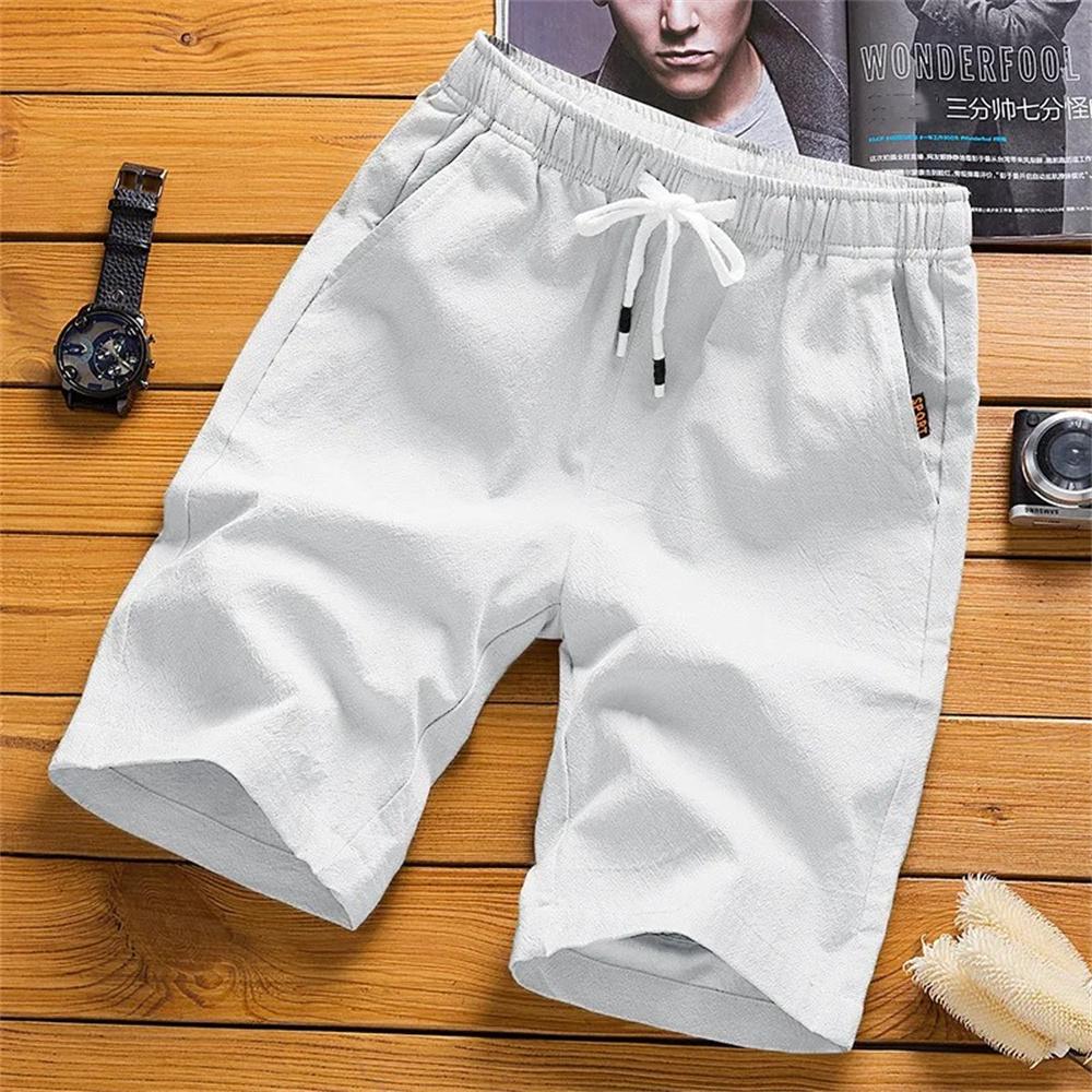 Sommer Herren Große Größe Casual Shorts Strandhose Laufsport Gerade Kurze Hose Männlich Dünne Jogginghose Freizeit Lose Shorts L von Joom DACH