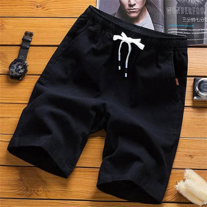 Sommer Herren Große Größe Casual Shorts Strandhose Laufsport Gerade Kurze Hose Männlich Dünne Jogginghose Freizeit Lose Shorts XL von Joom DACH