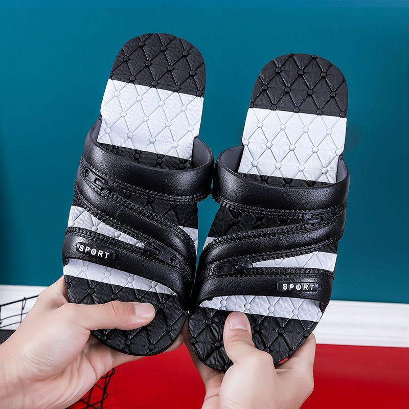 Sommer-Herren-Hausschuhe, personalisierte rutschfeste, verschleißfeste Schuhe, Strand-Haushalts-Sandalen und Hausschuhe 40 von Joom DACH