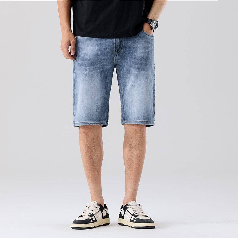 Sommer Herren Jeans Besteck Lässig Gerade Slim Jeans Herren 38 blau von Joom DACH