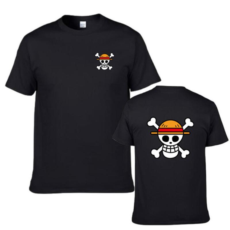 Sommer Herren Pirate King Anime Print Paar Kostüm Kurzarm T-Shirt Herren Hip Hop Kurzarm Top L schwarz Sommer Herren Pirate King Anime Print Paar Kostüm Kurzarm T-Shirt Herren Hip Hop Kurzarm Top L schwarz von Joom DACH