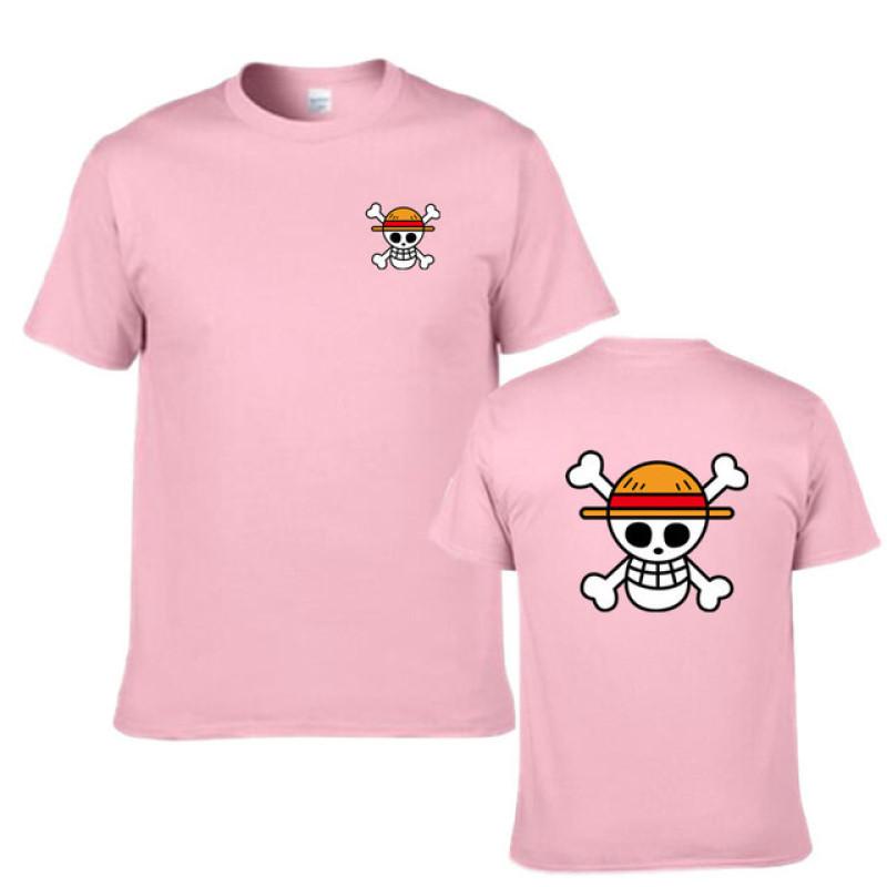Sommer Herren Pirate King Anime Print Paar Kostüm Kurzarm T-Shirt Herren Hip Hop Kurzarm Top XL rosa Sommer Herren Pirate King Anime Print Paar Kostüm Kurzarm T-Shirt Herren Hip Hop Kurzarm Top XL rosa von Joom DACH