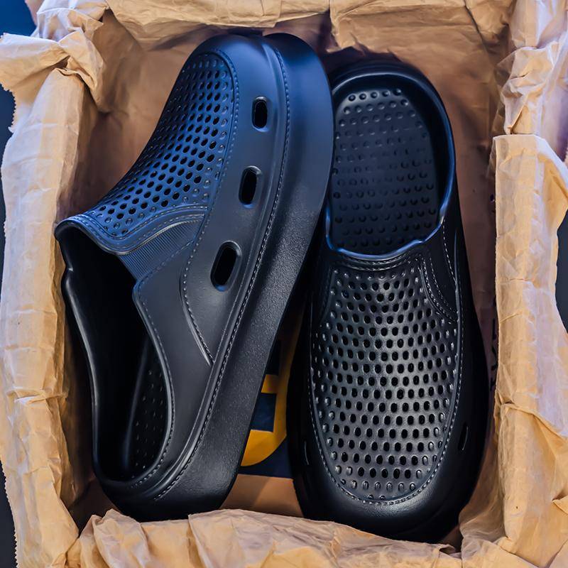 Sommer Herren Trend Hausschuhe Plateau Sandalen Herren und Damen Outdoor Hausbekleidung Komfort Rutschfeste Schuhe Eva Freizeit Herren Hausschuhe 38-39 von Joom DACH