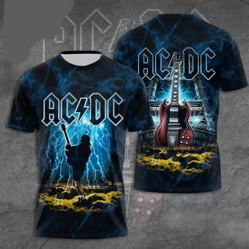 Sommer Herrenbekleidung Rockband T-Shirt AC/DC 3D-Druck Kinder Jungen Kurzarm T-Shirts Hip Hop Mode Rundhals Casual Shirts Tops XL Sommer Herrenbekleidung Rockband T-Shirt AC/DC 3D-Druck Kinder Jungen Kurzarm T-Shirts Hip Hop Mode Rundhals Casual Shirts Tops XL von Joom DACH