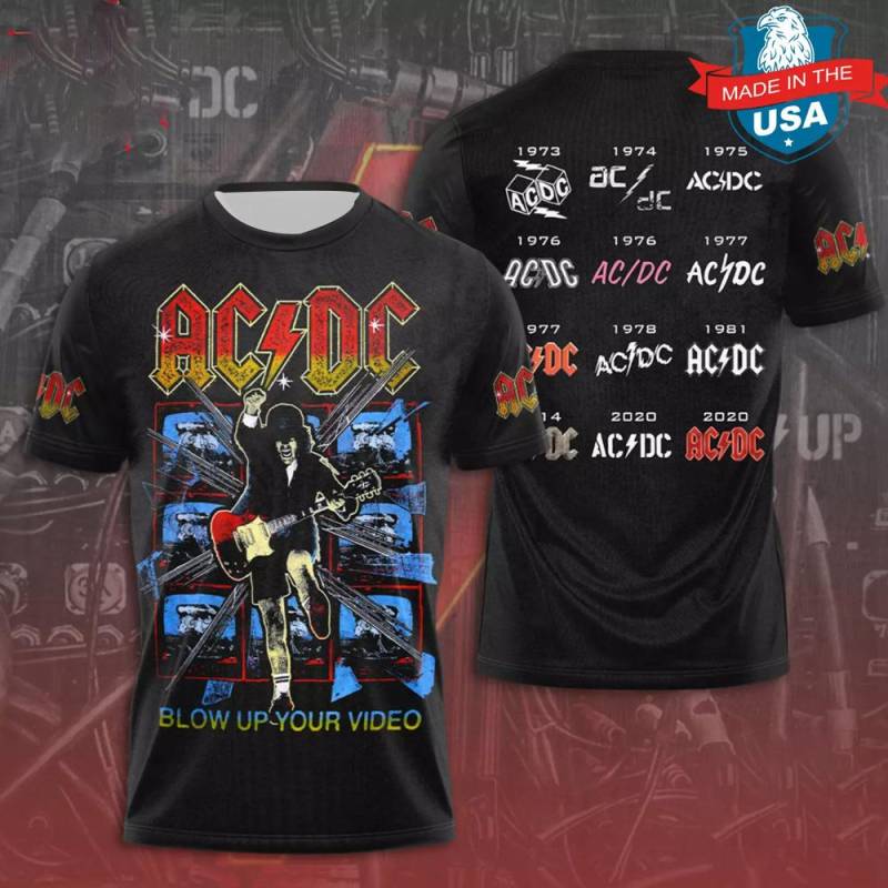 Sommer Herrenbekleidung Rockband T-Shirt AC/DC 3D-Druck Kinder Jungen Kurzarm T-Shirts Hip Hop Mode Rundhals Casual Shirts Tops XL Sommer Herrenbekleidung Rockband T-Shirt AC/DC 3D-Druck Kinder Jungen Kurzarm T-Shirts Hip Hop Mode Rundhals Casual Shirts Tops XL von Joom DACH