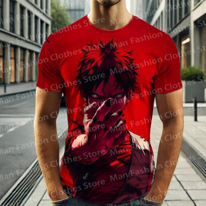 Sommer Japan Anime Naruto Gaara Cool Style 3D-Druck Kurzarm Männer Frauen T-Shirt Kleidung Mode Jungen Kurzarm Streetwear 2XL Sommer Japan Anime Naruto Gaara Cool Style 3D-Druck Kurzarm Männer Frauen T-Shirt Kleidung Mode Jungen Kurzarm Streetwear 2XL von Joom DACH