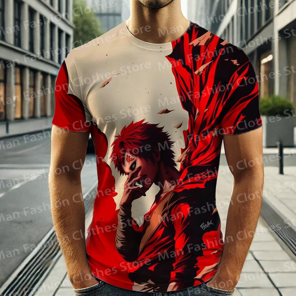 Sommer Japan Anime Naruto Gaara Cool Style 3D-Druck Kurzarm Männer Frauen T-Shirt Kleidung Mode Jungen Kurzarm Streetwear 2XL Sommer Japan Anime Naruto Gaara Cool Style 3D-Druck Kurzarm Männer Frauen T-Shirt Kleidung Mode Jungen Kurzarm Streetwear 2XL von Joom DACH