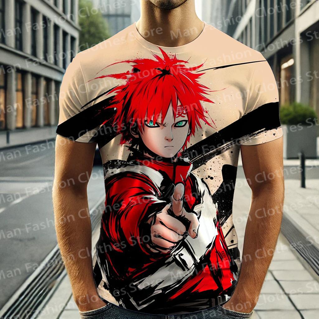 Sommer Japan Anime Naruto Gaara Cool Style 3D-Druck Kurzarm Männer Frauen T-Shirt Kleidung Mode Jungen Kurzarm Streetwear 2XL Sommer Japan Anime Naruto Gaara Cool Style 3D-Druck Kurzarm Männer Frauen T-Shirt Kleidung Mode Jungen Kurzarm Streetwear 2XL von Joom DACH