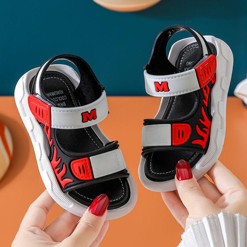 Sommer Jungen Schuhe 1-12 Jahre Alt Baby kinder Sandalen kinder Rutschfeste Sandalen Kinder Weichen Boden strand Schuhe 28 rot von Joom DACH