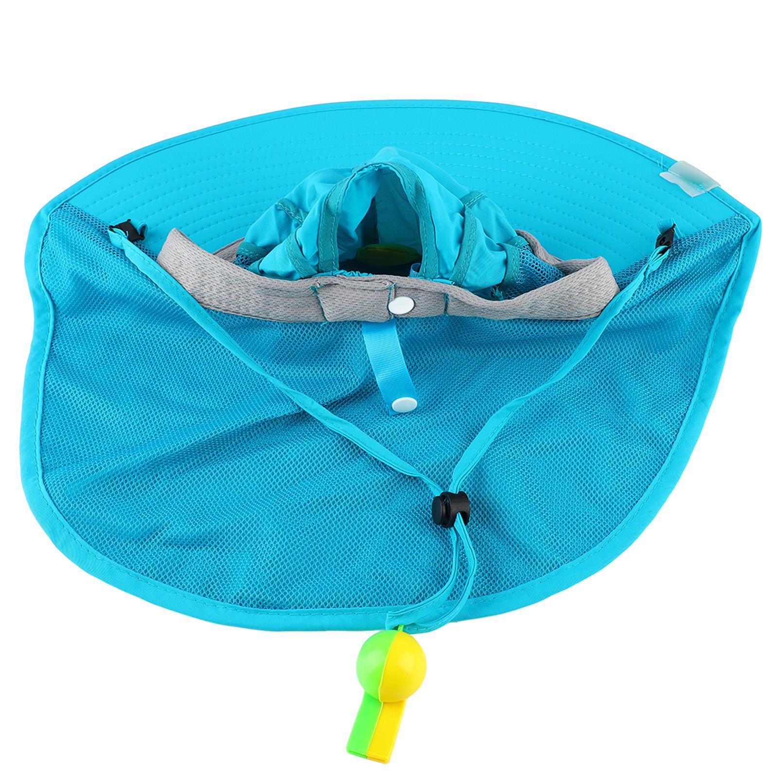 Sommer Kinder Sonnenschutz Hut Schal Cartoon Bedruckter Sonnenhut mit Pfeife Seeblau von Joom DACH