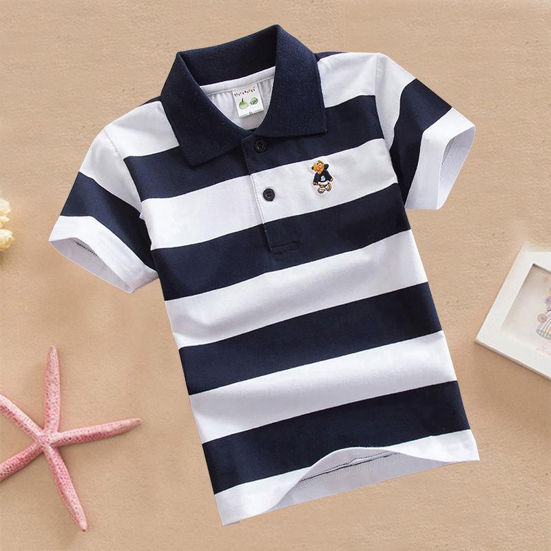 Sommer Kinder T-shirt Kleinkind Jungen T-shirts Casual Kurzarm Polo T Shirt Tops 24/165cm Sommer Kinder T-shirt Kleinkind Jungen T-shirts Casual Kurzarm Polo T Shirt Tops 24/165cm von Joom DACH