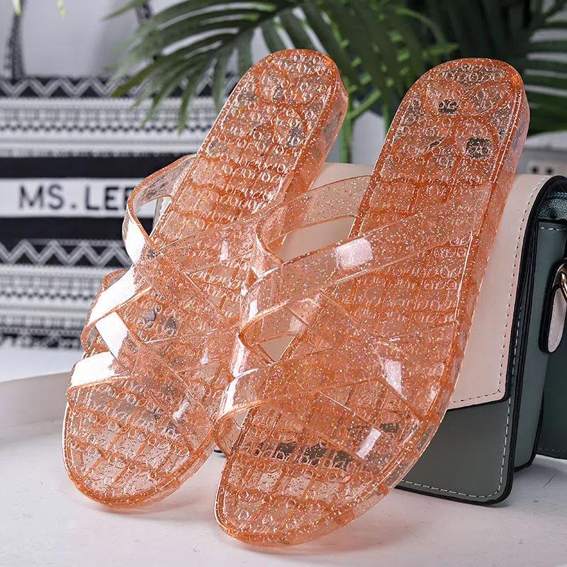 Sommer Kristall Sandalen Damen rutschfeste Bad Badezimmer Home Deodorant Flache Unterseite Transparente Haushalts Damen Hausschuhe 41 braun Sommer Kristall Sandalen Damen rutschfeste Bad Badezimmer Home Deodorant Flache Unterseite Transparente Haushalts Damen Hausschuhe 41 braun von Joom DACH