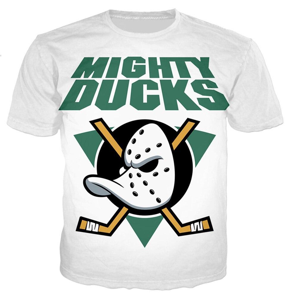 Sommer Lustige Mighty Duck Grafik T-Shirt Für Männer Streetwear Jungen Und Mädchen Casual Gemütliche Trend Alle-Abgestimmt T Shirts t Tops XXL von Joom DACH