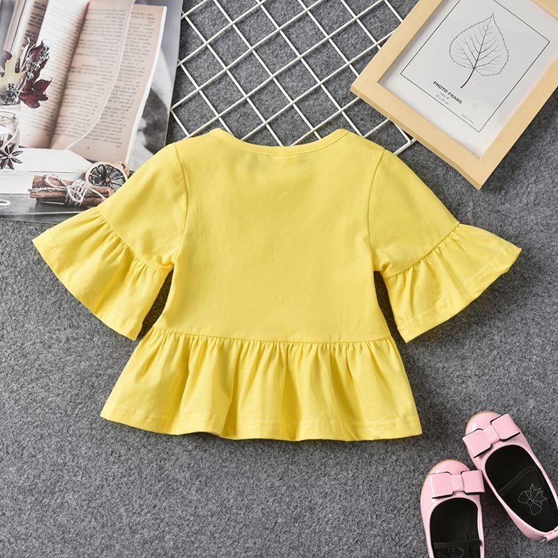 Sommer Mädchen Kurzarm T-Shirt, Damen Sommerkleidung, Kinder Top 140 von Joom DACH