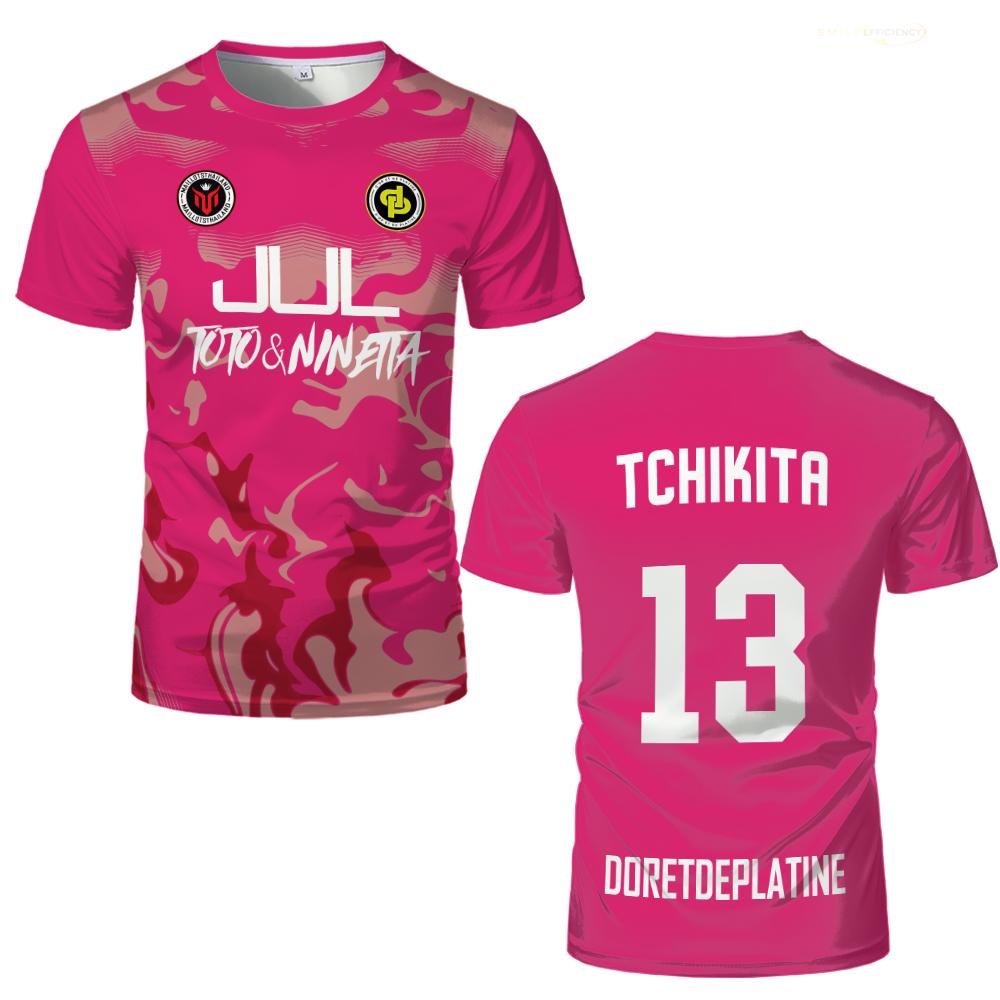 Sommer Maillot JUL Trikot Tchikita Jugend Atmungsaktiv Schnelltrocknend Training Fußball T-Shirt Herren und Damen Mode Sport T-Shirts S von Joom DACH