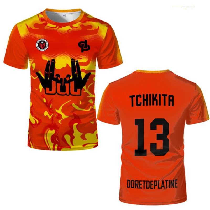 Sommer Maillot JUL Trikot Tchikita Jugend Atmungsaktiv Schnelltrocknend Training Fußball T-Shirt Herren und Damen Mode Sport T-Shirts XL von Joom DACH