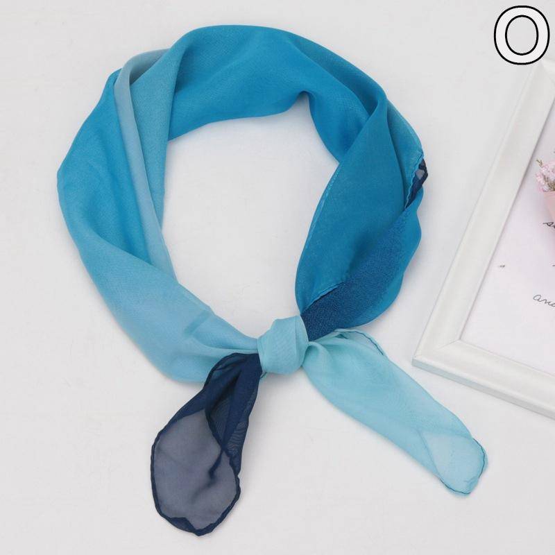 Sommer Mode Chiffon Einfarbig Schal Damen Kopf Hals Quadrat Schal Schals Weibliche Haar Krawatten Bands Halstuch Schals von Joom DACH