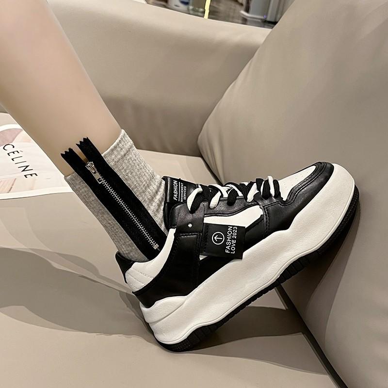 Sommer Mode Marke Turnschuhe frauen Neue Herbst Wilden Laufen Lässige Turnschuhe Weiße Schuhe Sport Schuhe 40 schwarz von Joom DACH