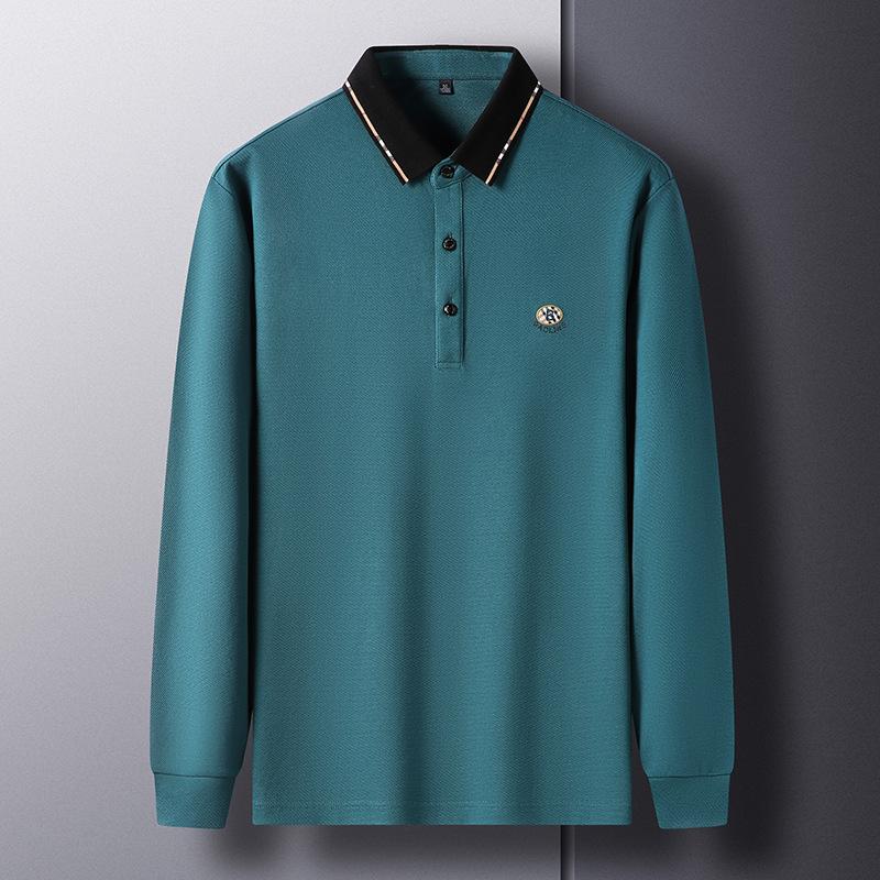 Sommer Neue Kleidung Langarm T-Shirt Atmungsaktiv Bequem Unterhemd Herren Freizeit-Tops XL von Joom DACH