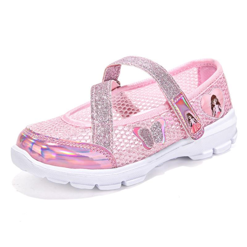 Sommer Neue Mädchen Schuhe Mesh Atmungsaktive Prinzessin Schuhe Kinder Schuhe Kleine Mädchen Gezeiten Sport Schuhe 36 von Joom DACH