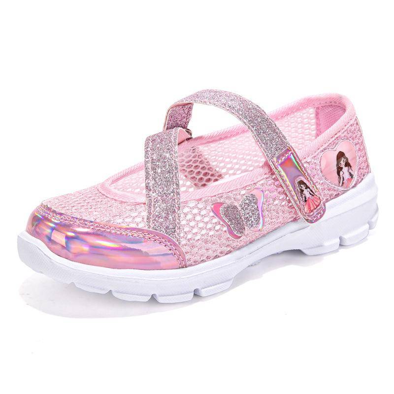Sommer Neue Mädchen Schuhe Mesh Atmungsaktive Prinzessin Schuhe Kinder Schuhe Kleine Mädchen Gezeiten Sport Schuhe 36 von Joom DACH