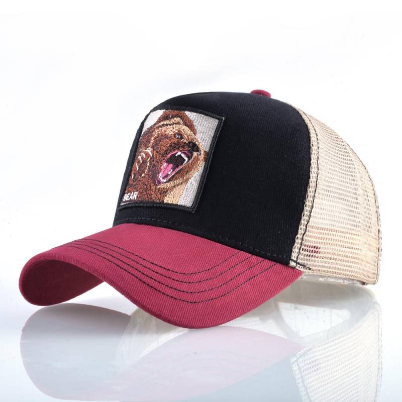 Sommer Snapback Mesh Baseball Cap Männer Mode Hip Hop Hut Frauen Outdoor Atmungsaktive Baumwolle Unisex Kappe 56-60cm von Joom DACH