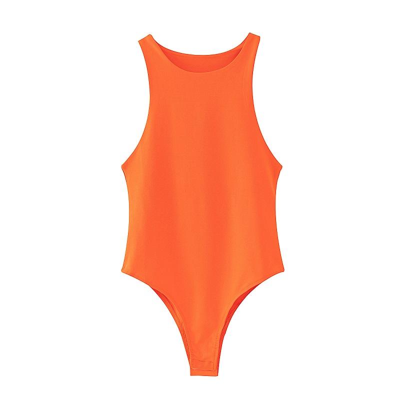 Sommer Solide Sexy Bodycon Frauen Bodys Weibliche 4 Farbe Grün Dünne Beiläufige Bodysuit Chic Dame Club Kurze Playsuits Femme S von Joom DACH