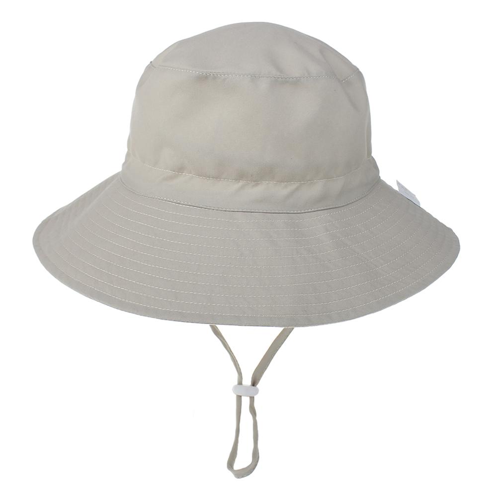 Sommer-Sonnenkappe für Babys, Baby-Sonnenhut für Mädchen und Jungen, Outdoor-Hals-/Ohrschutz, Anti-UV, Strandkappe für Kinder, Bucket Cap, 0–8 Jahre M(52-54) beige von Joom DACH