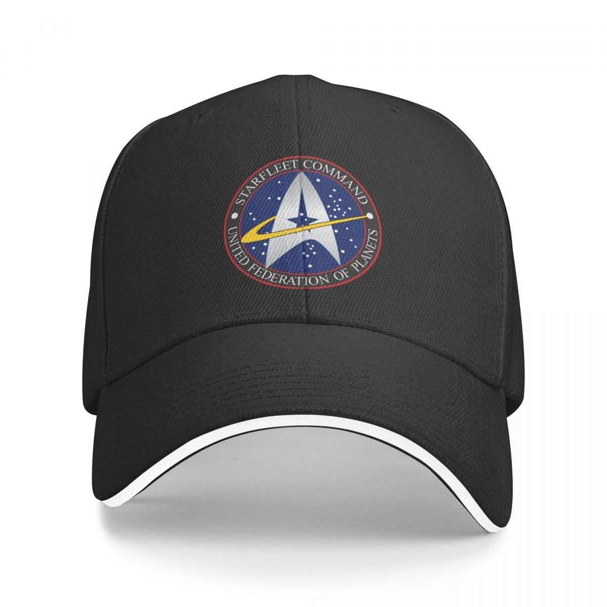 Sommer Sternenflotte Star Treks Baseball Caps Unisex Frauen Snapback Cap Täglich Golf Einstellbare Fit Hüte Kappe One Size von Joom DACH