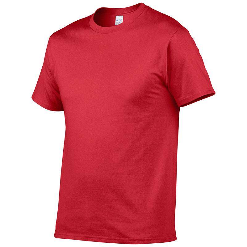 Sommer Stil Hohe Qualität 100% Baumwolle Einfarbig T Shirt Männer Reine farbe Tees Marke Kurzarm t-shirt Männliche Kleidung XS rot Sommer Stil Hohe Qualität 100% Baumwolle Einfarbig T Shirt Männer Reine farbe Tees Marke Kurzarm t-shirt Männliche Kleidung XS rot von Joom DACH