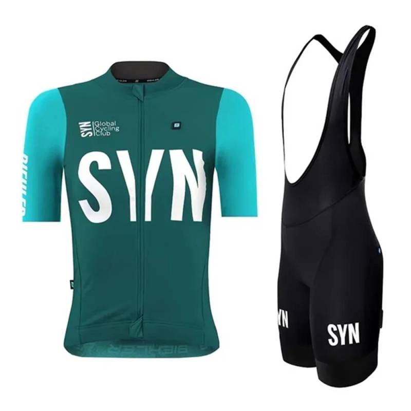 Sommer-Team-Radsport-Set Damen SYNDICATE Kurzarmtrikot und Trägerhose Pro Race Fahrradbekleidungsanzug XS Sommer-Team-Radsport-Set Damen SYNDICATE Kurzarmtrikot und Trägerhose Pro Race Fahrradbekleidungsanzug XS von Joom DACH