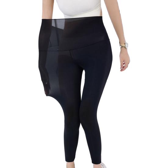 Sommer Ultradünne Yoga Leggings Hohe Taille UV-Schutz Damen Enganliegende Sporthose Atmungsaktive Elastische Fitnesshose L von Joom DACH