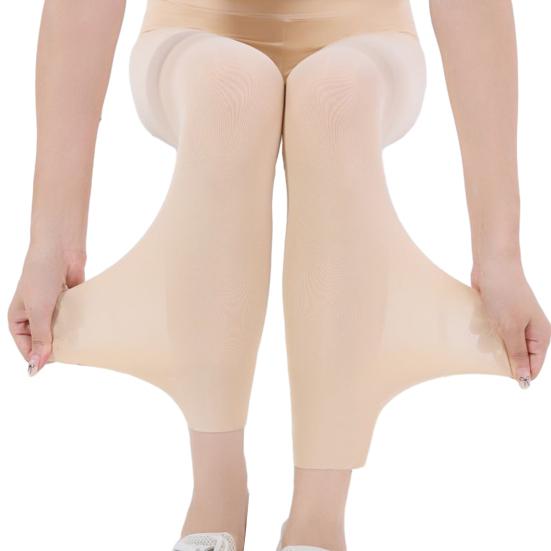 Sommer Ultradünne Yoga Leggings Hohe Taille UV-Schutz Damen Enganliegende Sporthose Atmungsaktive Elastische Fitnesshose L von Joom DACH